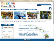 Tablet Screenshot of hawaiifun.org